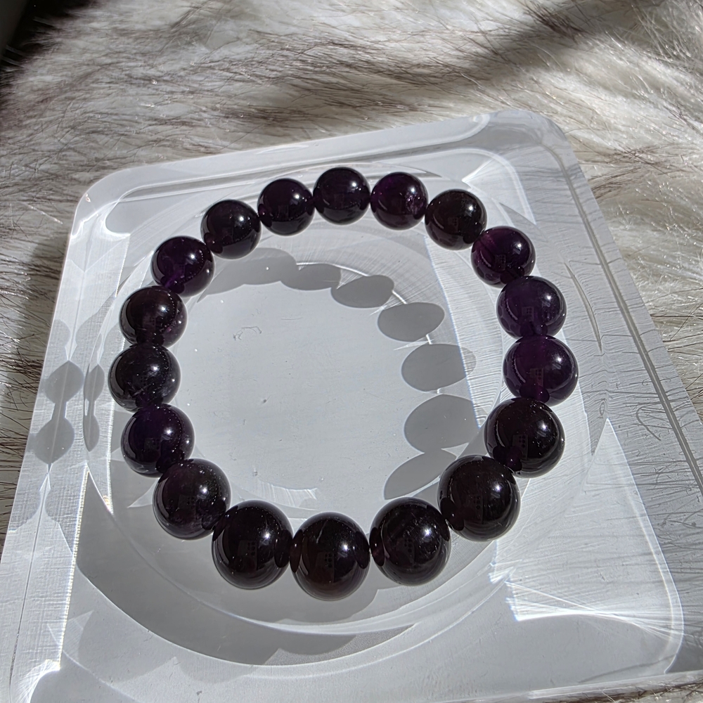 Purple Beaded Bracelet